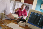 The office at EOS in Aarhus